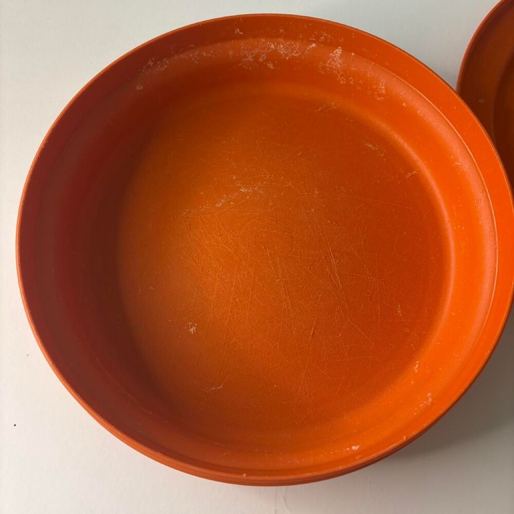 Tupperware Orange Dinnerware